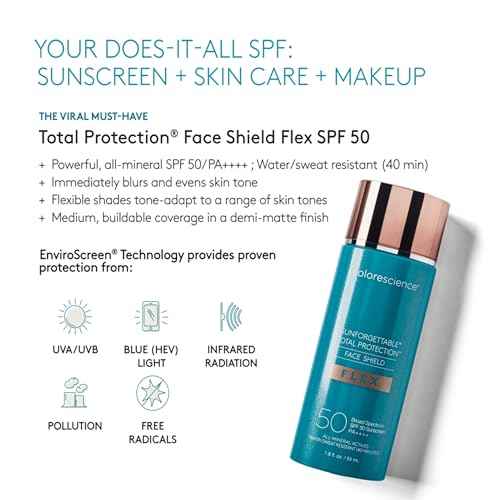 Colorescience Total Protection Face Shield Flex SPF 50, 1.8 fl. oz.