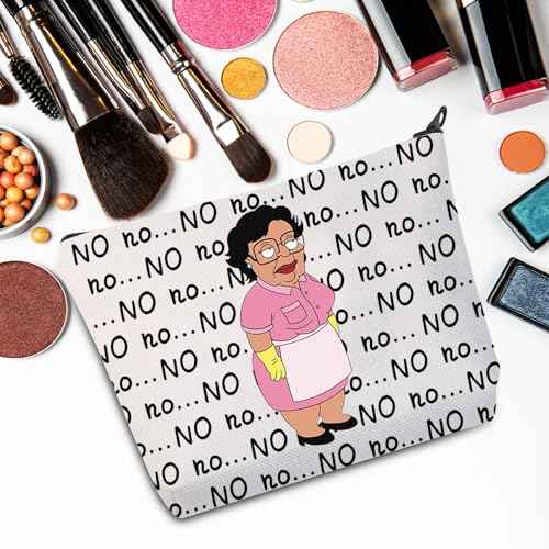 G2TUP Cartoon Makeup Bag Adult Animated Comedy Fans Gift Stewie & Brian & Peter Gift Cartoon Zipper Bag (NO no)