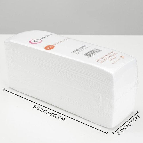 Omwah Beauty Professional Salon Grade Facial and Body Non Woven Epilating Wax Strips Large 3 x 9 Hair Removal (2000 Count)