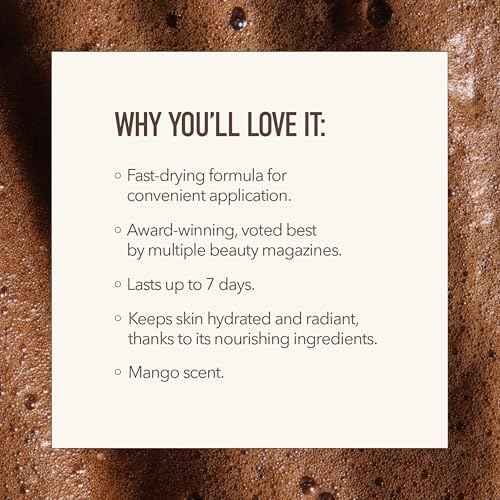 Nuda Self Tanning Mousse | Lightweight Sunless Tanning Lotion | Cruelty Free Body Self Tanner Mousse with Natural Ingredients | Bronzing Lotion at Home (190mL, Dark)
