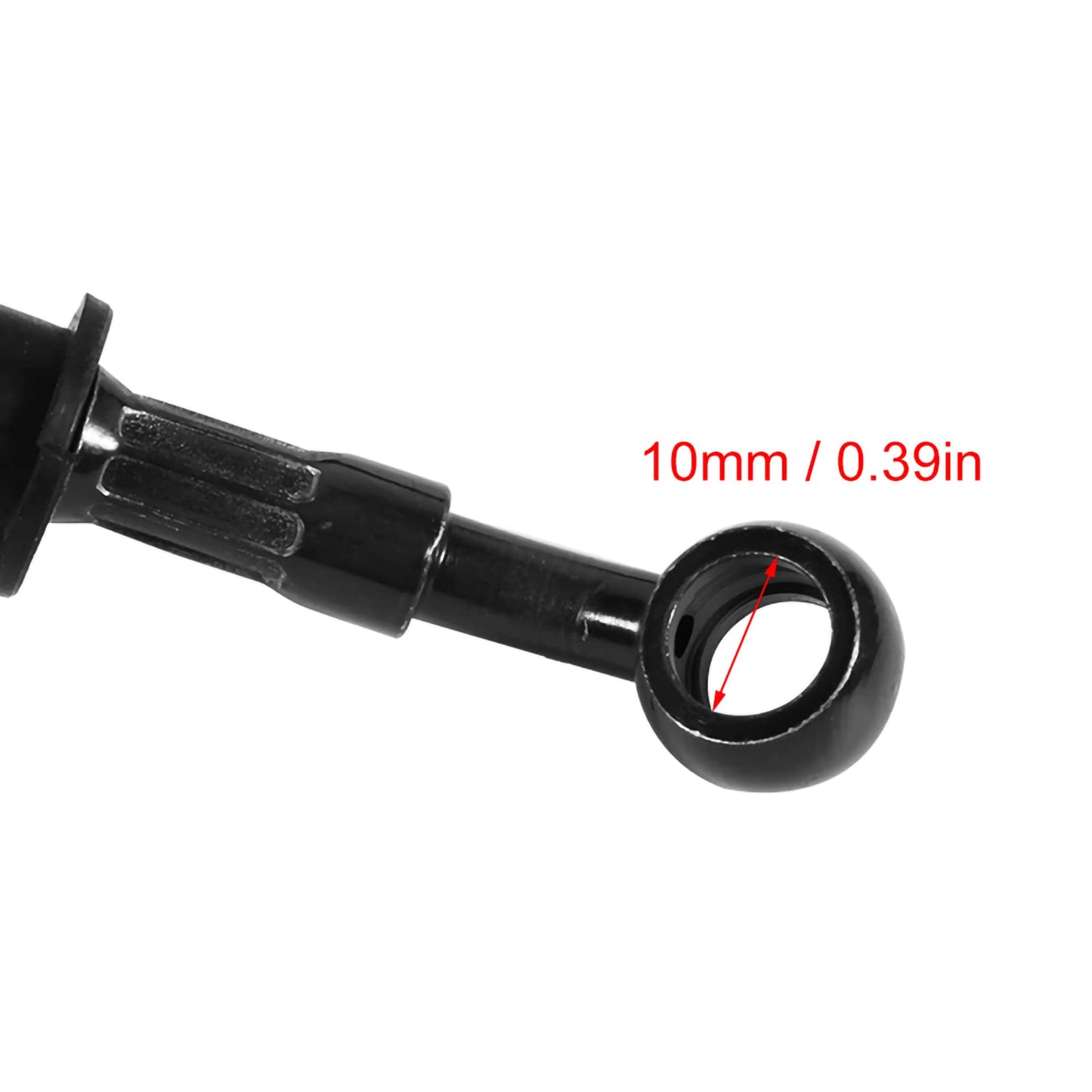 120cm Motorcycle Brake Hose, Universal Hydraulic Clutch Oil Pipe Replacement for Dirt Bike Motocross Street Bikes