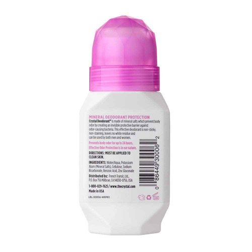 Crystal Body Deodorant Roll-On 2.25 oz (Pack of 12)