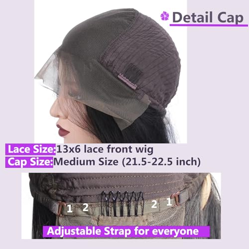 200% Density 34 Inch Deep Wave Lace Front Wigs Human Hair 13X6 HD Lace Frontal Curly Human Hair Wig Fluffy Natural Pre Plucked Wet And Wavy Wigs for Black Women Girl