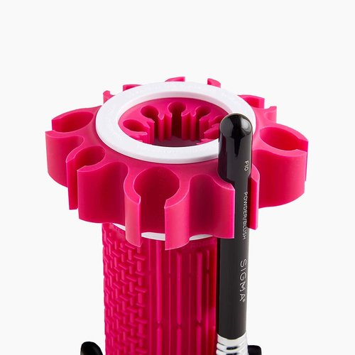 Sigma Beauty Dry'n Shape Spa - Makeup Brush Cleaning Tool - Wash, Dry and Shape to Restore Makeup Brushes - Makeup Brush Cleaner and Shaper - Holds 18 Brushes