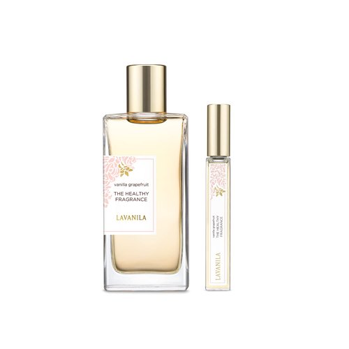 Lavanila - The Healthy Fragrance Clean and Natural, Vanilla Grapefruit Perfume Set (1.7 oz. + 0.34 oz.)