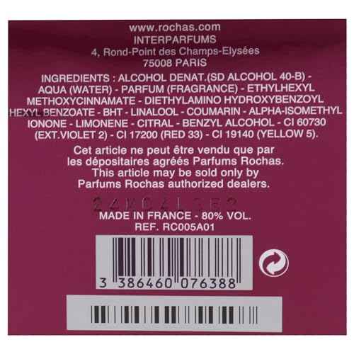 Rochas Man Eau de Toilette, Woody Gourmand, 3.3 fl. oz.