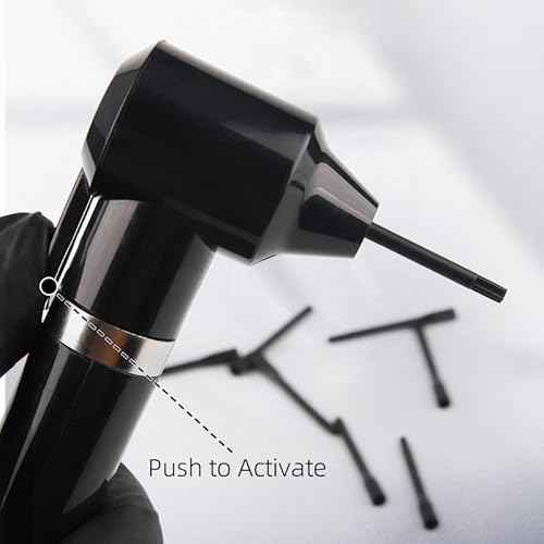 Dragoart Tattoo Ink Mixer Electric Tattoo Supplies, Pigment Mixer Machine 55 Mixing Sticks, Tattoo Ink Color Ink Agitator for Tattooing Microblading Makeup Eyebrow (Black)