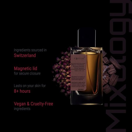 Luxodor Tripe Oud Mixology Eau de Parfum - Mixture of Nomad, Ispahan and Int and Oud For Greatness, Unisex Perfume 3.4 Fl Oz (100ml)
