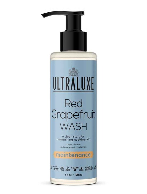 ULTRALUXE SKIN CARE Red Grapefruit Wash, 4 Fl Oz