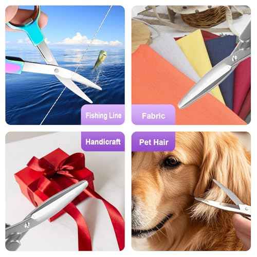 Personal Care Beauty Tools, Personalized Colorful Grooming Scissors with Star Charms - Foldable, Travel Shopping-Friendly, Easy to Carry and Safe (2Pcs)