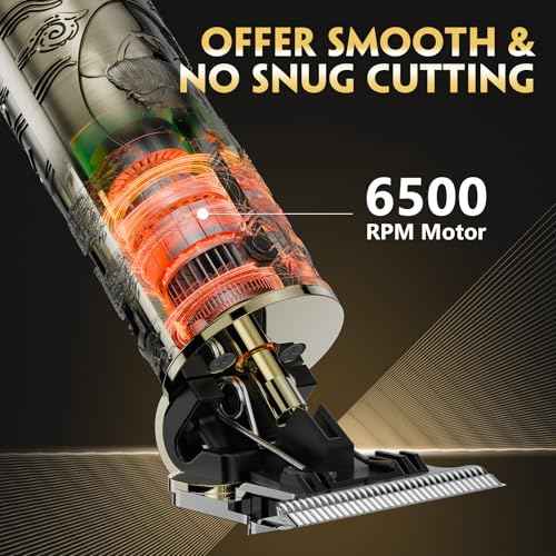 Hair Clippers for Men Cordless Professional Beard Trimmers with LCD Display Electric Grooming Rechargeable Shaver Zero Gapped T/Blade Cutting Kit Gift for Women Men Children