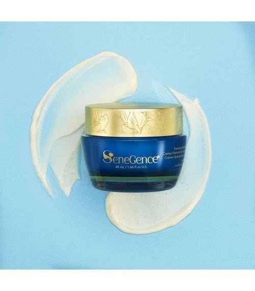 SeneGence Evening Moisturizer for Dry Skin, 1.66 Fl Oz, Ultra-Nourishing Night Cream to Hydrate, Rejuvenate, and Renew for a Radiant, Firm Appearance