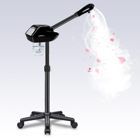 LKT COBTAC Professional Face Steamer on Wheels,Ozone Face Steamer for Deep Facial Cleansing