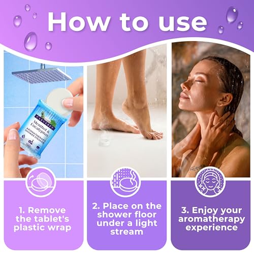 Cleverfy Shower Steamers Aromatherapy ? Stocking Stuffers for Women, Teens and Wife ? Christmas Gifts for Women and Teen Girls ? White Elephant Gifts for Adults ? 3 Tablets