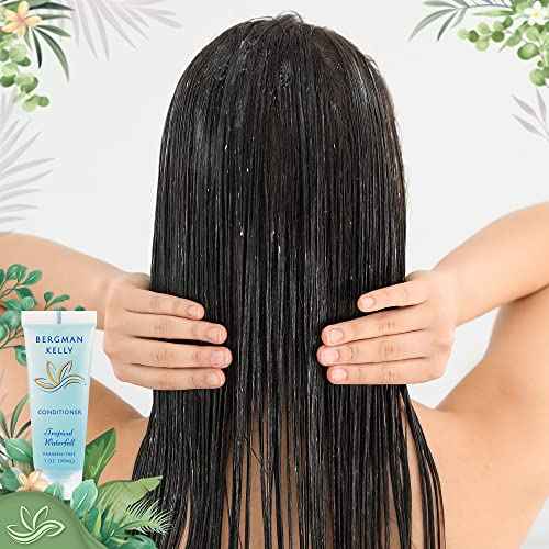 BERGMAN KELLY Hotel Toiletries Bundle (Tropical Waterfall, 1 oz each, 200 Pieces) 4-Piece Set: 50 Rectangular Bar Soap, 50 Shampoo, 50 Conditioner & 50 Body Lotion - Bulk Mini Guest Amenities