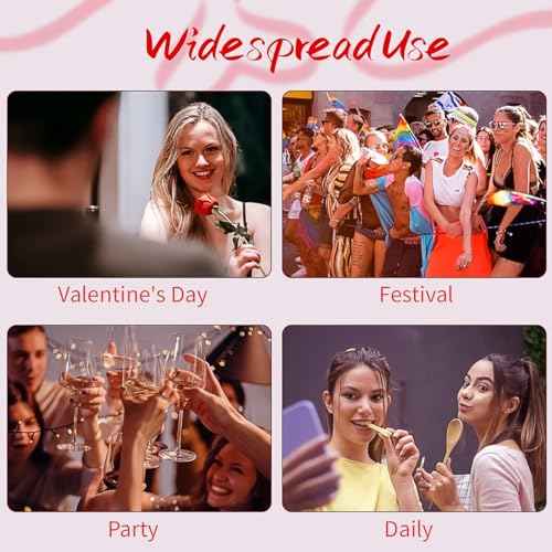 Love Headbands Valentine Red Hair Hoop Glitter Heart Headband Cute Valentine's Day Headdress Headpiece Head Boppers Exquisite Hair Accessories Decoration Holiday Costume Headwear for Women