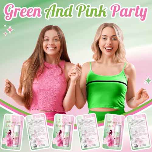 25 Pack Halloween Witch Lip Balms Bulk Pink and Green Party Favors Princess Gift Set Witched Party Favors Baby Shower Birthday Supplies Halloween Decoration Makeup Accessories Bag Stuffers