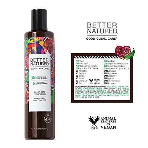Better Natured Color Care Shampoo & Conditioner & Conditioning Balm Set | Boost Radiance, Shine, Color Vibrancy | Color-Treated Hair | Vegan | Paraben Free