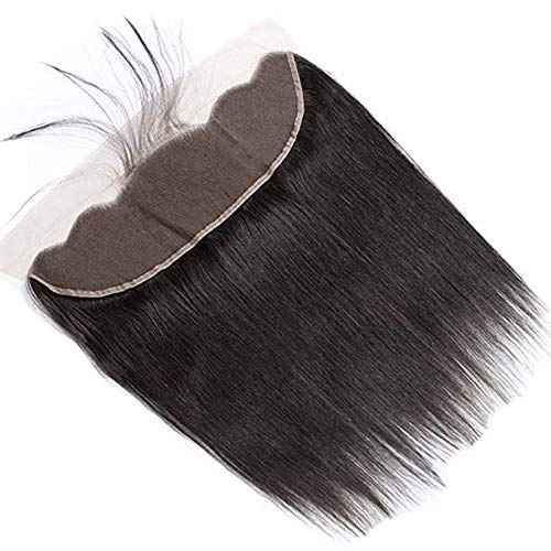100% Unprocessed Brazilian Virgin Human Hair Ear to Ear Lace Frontal Remy Silky Straight Human Hair Lace Frontal (18 Inch 13x4 frontal)