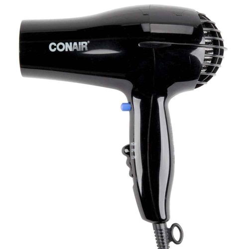 Conair 047BW Black 2 Heat / 2 Speed Hair Dryer - 1600W