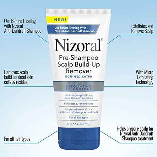 Nizoral Pre-Shampoo Scalp Build-Up Remover - Exfoliates and Renews Helps Prepare for Anti-Dandruff Shampoo Treatment, 5 oz