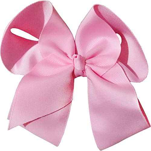 Hair Clips Boutique Hair Bows Alligator Clip for Women Girl Hairpin 6 Inch Large Cheer Bow Clip Handmade Bowknot Barrettes Hair Accessories TSFJ02 (Pink)