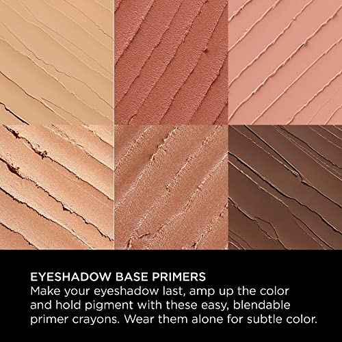 Sigma Beauty Eyeshadow Primer Base ? Professional Grade Eye Primer Crayon w/Retractable Tip for Long-Lasting Makeup & All-Day Color Payoff, Prevents Creasing (Bubbly, Pinky Peach Champagne Shimmer)