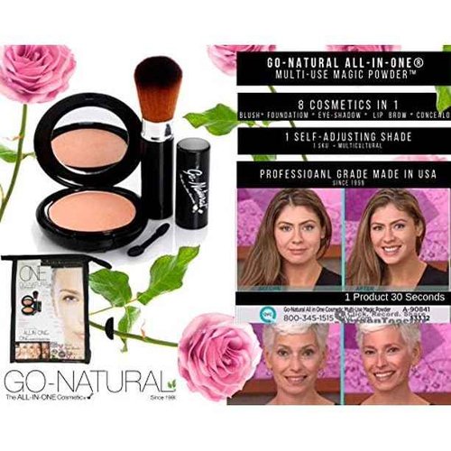 Go-Natural The All-In-One Cosmetic ® Magic Powder Mineral Makeup REGULAR SIZE