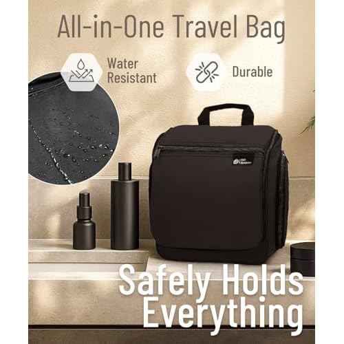 DD D&D Wanderlust D&D Hanging Travel Toiletry Bag for Men and Women ? Cosmetics, Makeup and Toiletries Organizer Kit with 10 Compartments