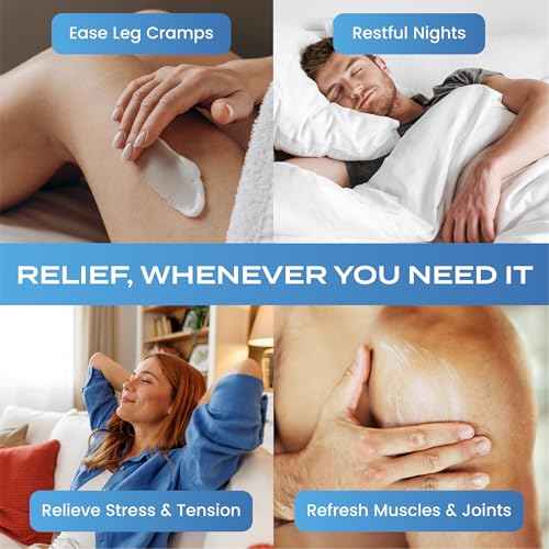 Body Restore Magnesium Lotion with Arnica & MSM - Christmas Stocking Stuffers, White Elephant, Sleep Support, Muscle & Joint Relief, Birthday Gifts for Women, Men, Travel Essentials - Peppermint
