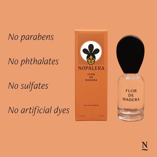Nopalera Flor de Madera Eau de Parfum - Clean Fragrance for Women and Men - Bright Tamarind and Mexican Citrus Blend, Long-Lasting, Free From Artificial Ingredients, 50ML
