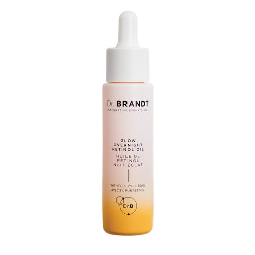 Dr. Brandt Bright This Way Glow Overnight Retinol Oil - Pure 2% Retinol Improves Wrinkles, Lines & Skin Texture - 1 fl oz