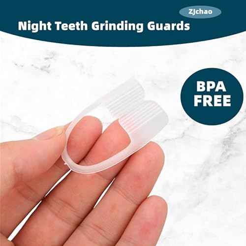 ZJchao 10pcs Teeth Grinding Guards, Night Guard Rubber, Mouth Clenching Guard for Grinding Teeth Night Guard
