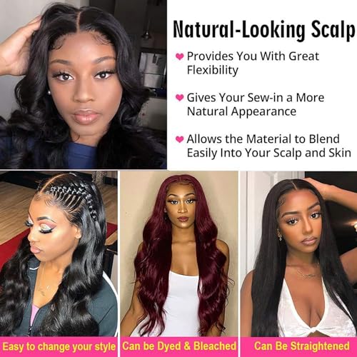 4x4 Lace Front Wigs Human Hair Pre Plucked with Baby Hair 150% Density 22 Inch Body Wave Brazilian Virgin Frontal Human Hair Wigs 4x4 Glueless HD Lace Closure Wig Human Hair for Women