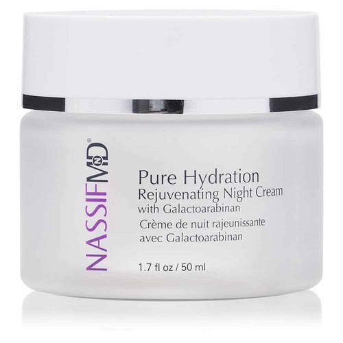 NassifMD Pure Hydration Rejuvenating Night Cream with Vitamin C to support Natural Collagen and provide Antioxidants | Anti Aging Cream  (1.7oz)