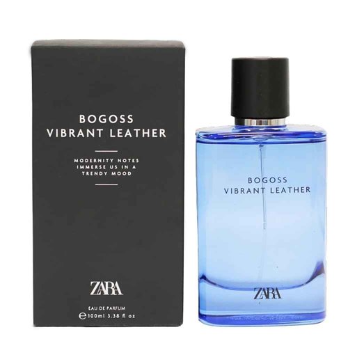 Zara Bogoss Vibrant Leather EDP Eau De Parfum Cologne for Men 100 ML (3.38 FL. OZ)