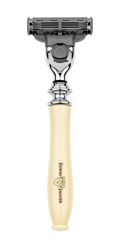 Edwin Jagger Chatsworth Handle for a Gillette Mach 3 Razor (Imitation Ivory)