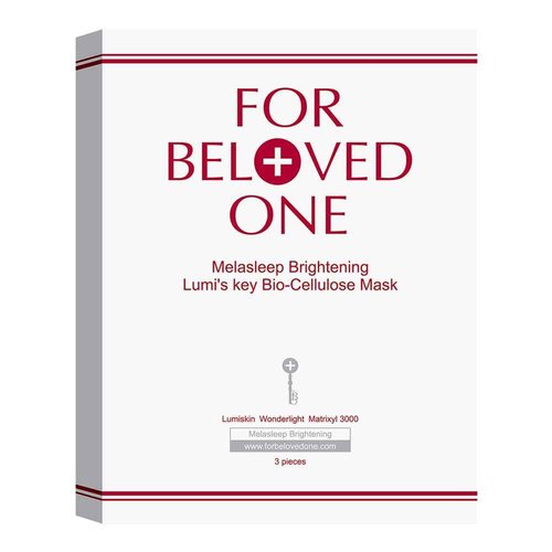 For Beloved One Melasleep Brightening Lumi's Key Bio-Cellulose Mask(Pack of 3)