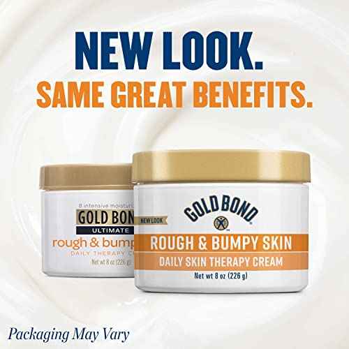 Gold Bond Rough & Bumpy Daily Skin Therapy Cream, 8 oz., With 7 Moisturizers & 3 Vitamins