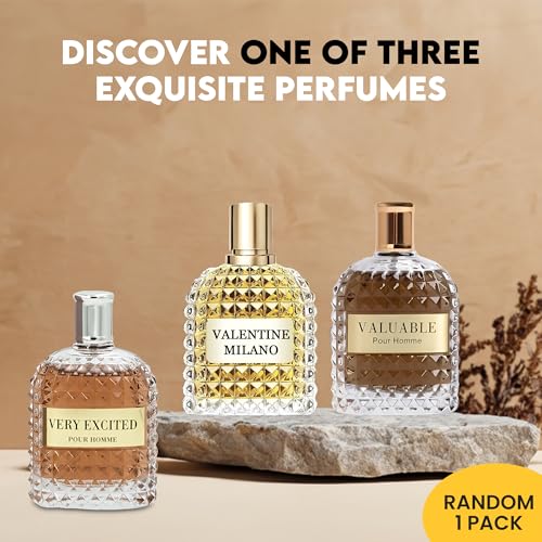 Men's Cologne Valentine Set Wonderful Multi Scent Eau de Toilette Natural Spray Men's Perfume For all Day Used 100ML Each Bottle(Random 1PCS)