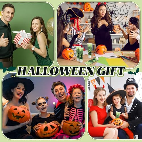 12 Pcs Pink and Green Witch Hand Cream Halloween Hand Lotions Wizard Birthday Decoration Fairy Party Supplies Halloween Party Favor Bag Stuffer(Green,Witch)