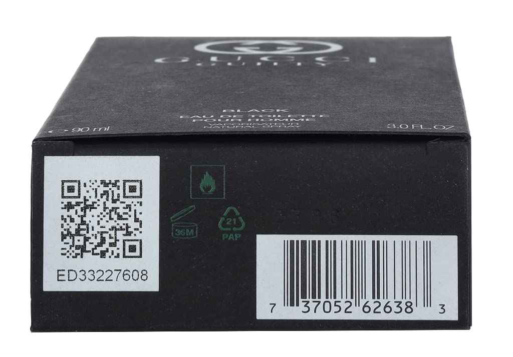 Gucci Guilty Black Pour Homme by Gucci EDT Spray/FN233610/3 oz/Men/