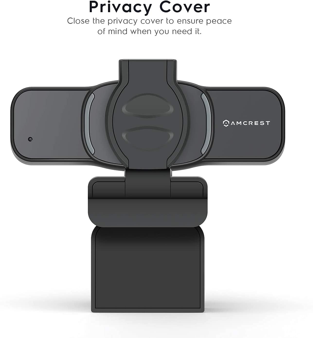 Amcrest 1080P Webcam with Microphone & Privacy Cover, Web Cam USB Camera, Computer HD Streaming Webcam for PC Desktop & Laptop w/Mic, Wide Angle Lens & Large Sensor for Superior Low Light (AWC201-B)