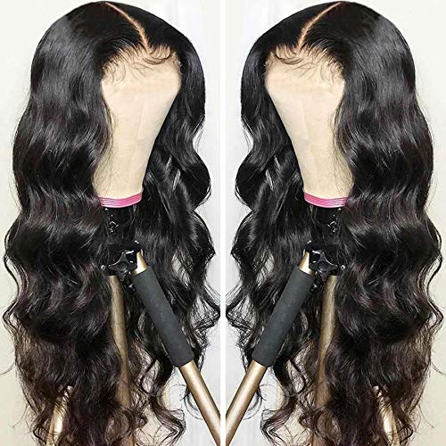 Body Wave Lace Front Wigs Human Hair Pre Plucked HD Transparent 13x6 Lace Frontal Wigs Human Hair 180% Density Human Hair Lace Front Wig for Women with Baby Hair Glueless Wig 22 Inch