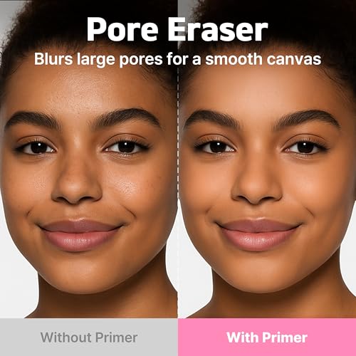 TOUCH IN SOL No Poreblem Primer ? Pore Primer for Korean Makeup, Mattifying Primer for Oily Skin, Pore Eraser for Large Pores, Blurring Finish from K Beauty (1.01 fl.oz/30ml)