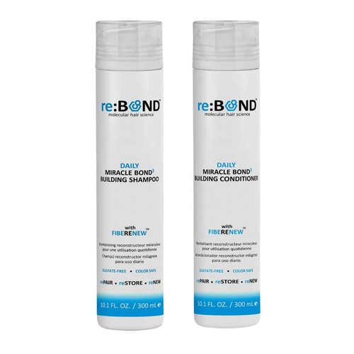 reBOND Daily Miracle Bond³ Building Shampoo and Conditioner Duo 10.1 oz