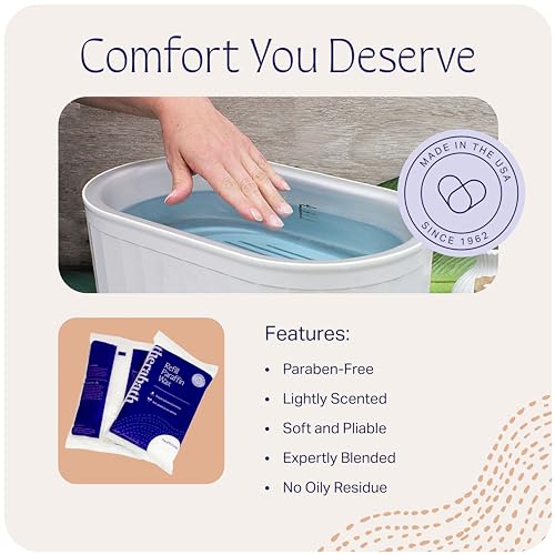 Therabath Paraffin Wax Refill - Thermotherapy - Use to Relieve Arthritis Discomfort, Stiff Muscles, & Dry Skin - for Hands, Feet, Body - Deeply Hydrates - Made in USA, 2 lb. Lavender Harmony