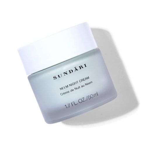 SUNDARI Neem Night Cream - 1.7 Fl Oz, Night time Moisturizer with Botanical Extracts, Wrinkle Repair & Hydration, Nourishes and Soothes Skin, Restores Natural Radiance, All Skin Types