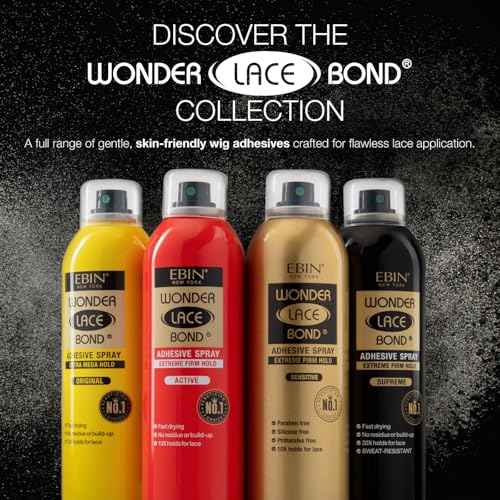 Wonder Lace Bond Adhesive Spray - Supreme (Extreme Firm Hold), 2.7 fl. oz./ 80ml | Fast Drying, No Residue, No Build up, Powerful Hold, All-Day Hold, Daily Wig Application