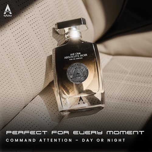 Absolute Noir Eau De Parfum for Men 100Ml 3.4Oz - Luxurious and Long Lasting Fragrances with Top Notes of Bergamot, Lemon, Grapefruit, Pink Pepper - Best Alternative for Absolu Aventus